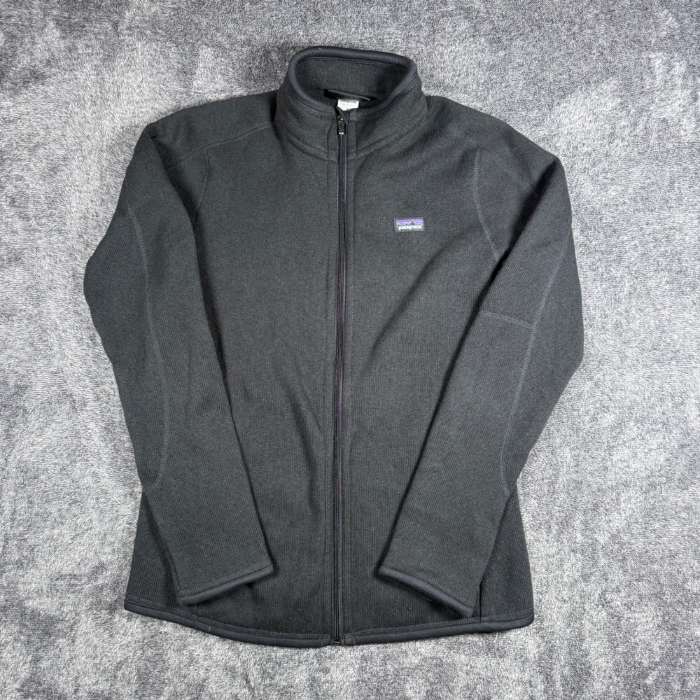 Patagonia Better Sweater Full Zip Jacket Womens Medium Black 25542